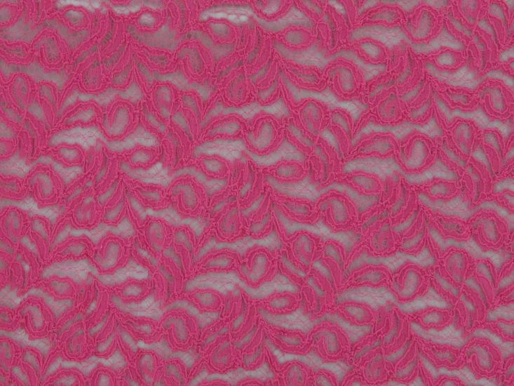 Spiral Vines Lace, Magenta