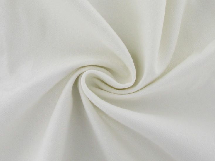 Stretch Denim, Ivory, Roll End,  3.9m
