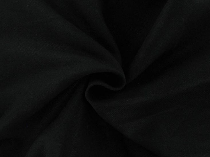 Stretch Denim Roll End, Jet Black, 1.4m