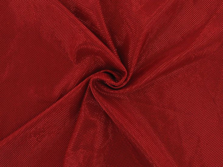 Stretch Knit Square Foil, Red