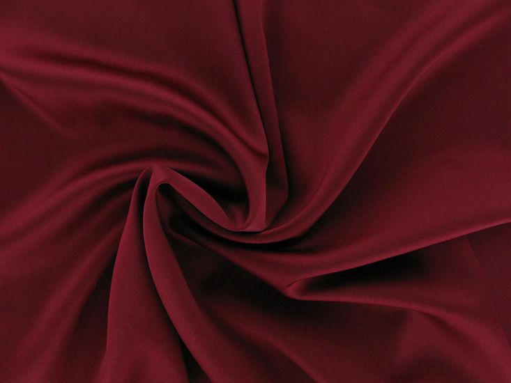 Stretch Satin Crepe, Wine