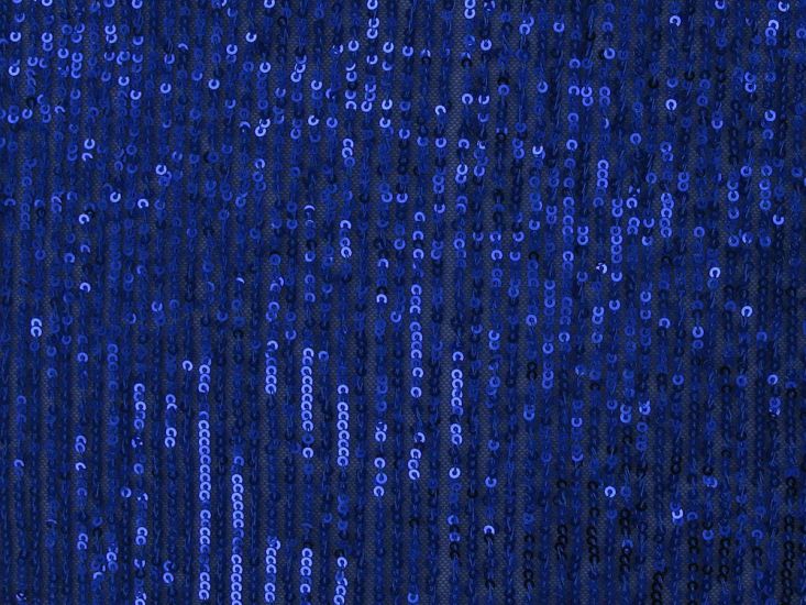Stretch Sequin Knit, Cobalt