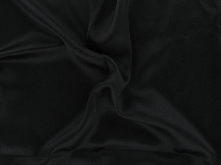 Tania Lightweight Stretch Silk, Black