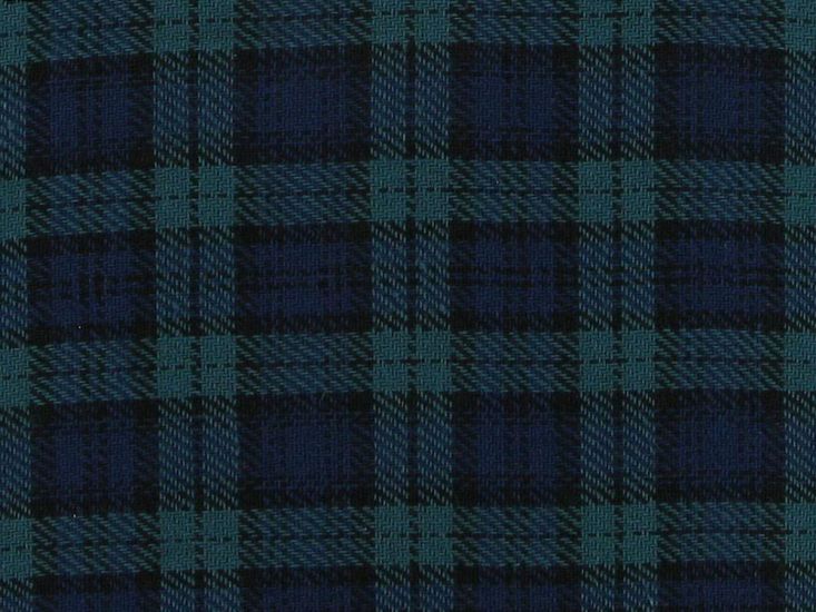 Tartan Brushed Cotton, Black Watch