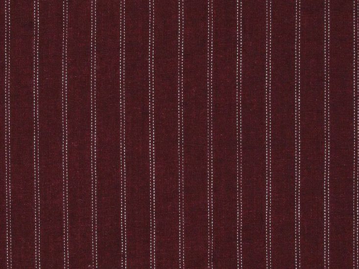 Temple Double Stripe Irish Linen, Red