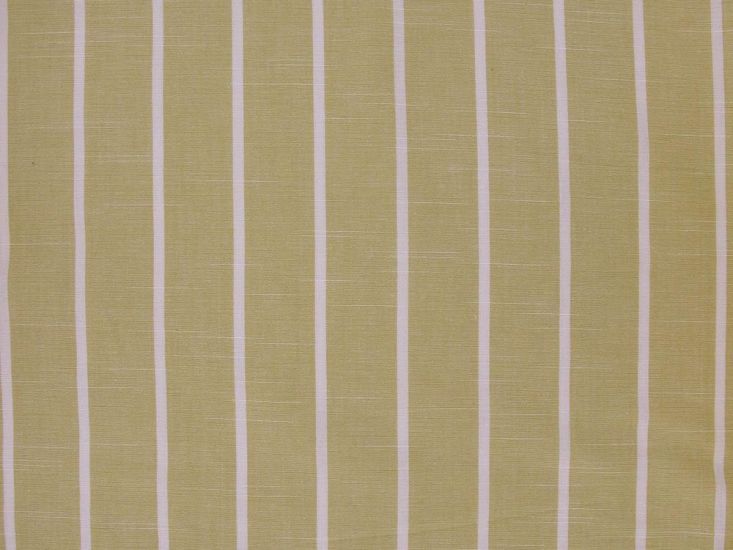 Thin Stripe Jacquard Curtain Fabric, Ochre