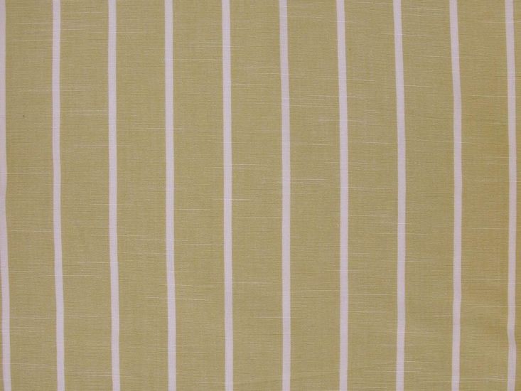 Thin Stripe Jacquard Curtain Fabric, Ochre