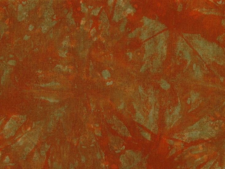 Tie Dyed Linen Blend, Orange