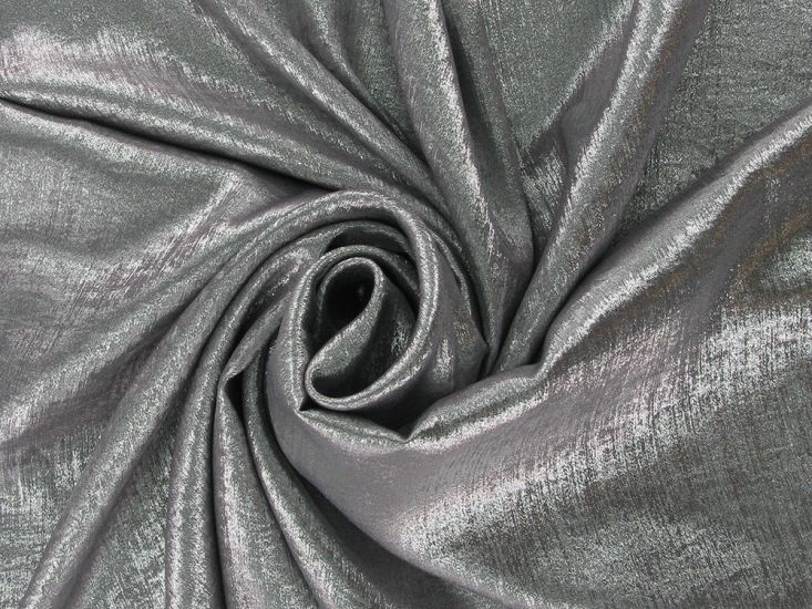 Tin Man Metallic Lame, Grey Silver
