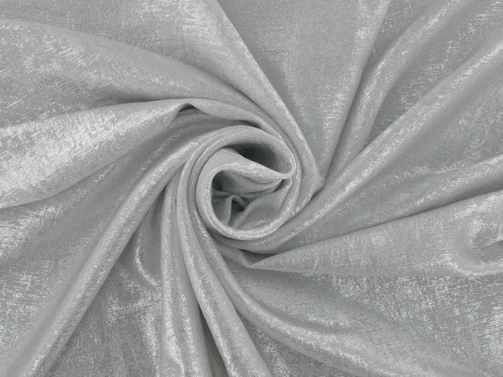Tin Man Metallic Lame, White Silver