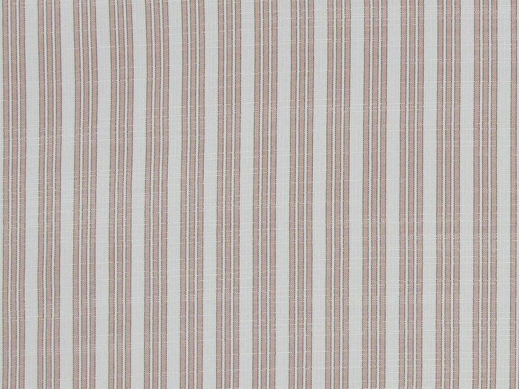 Triple Stripe Linen Look Polyviscose, Peach