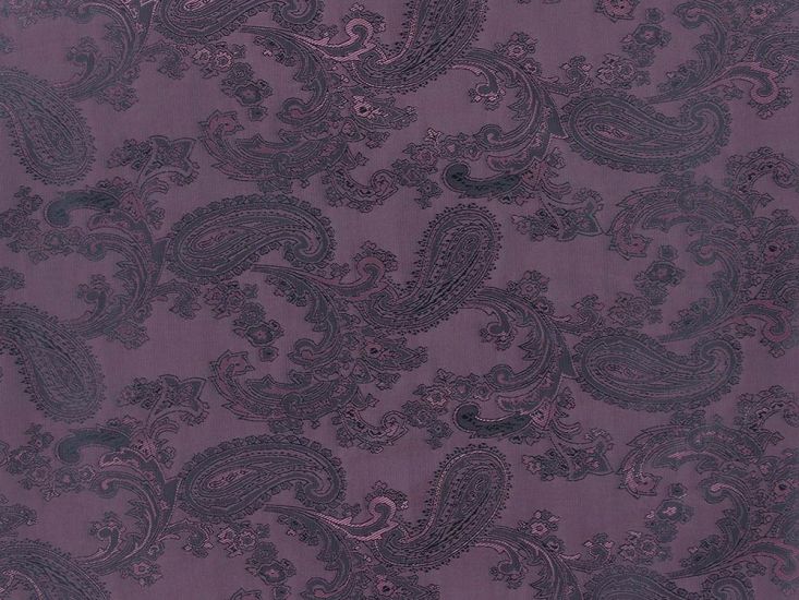 Two Tone Jacquard Paisley Lining, Rose