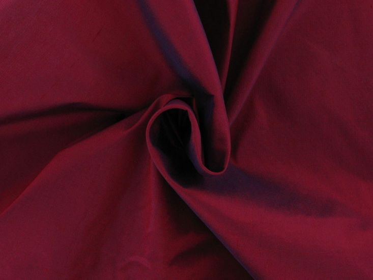 Two Toned Silk Dupion, Wine