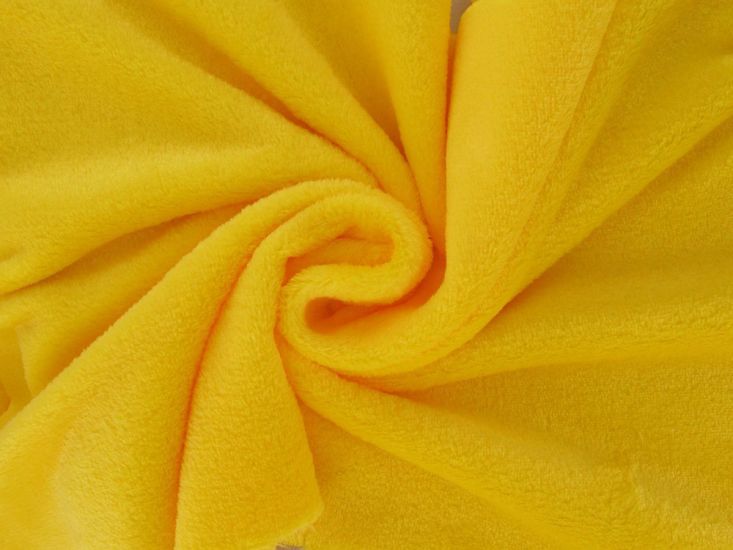 Ultra Soft Plain Cuddle Fleece, Yellow