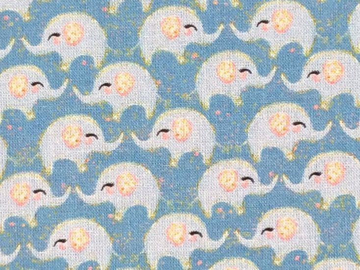 Harmony Cotton Print, Elephant Chain