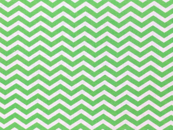 Craft Collection Cotton Print, Chevron, Apple
