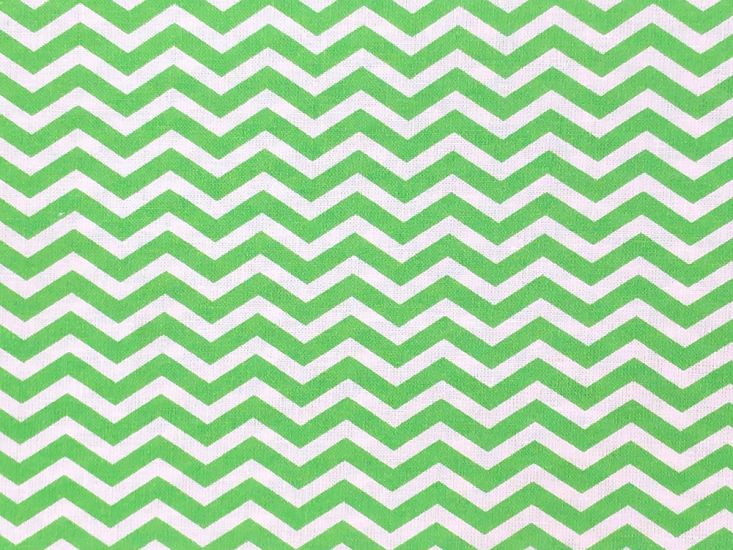 Craft Collection Cotton Print, Chevron, Apple