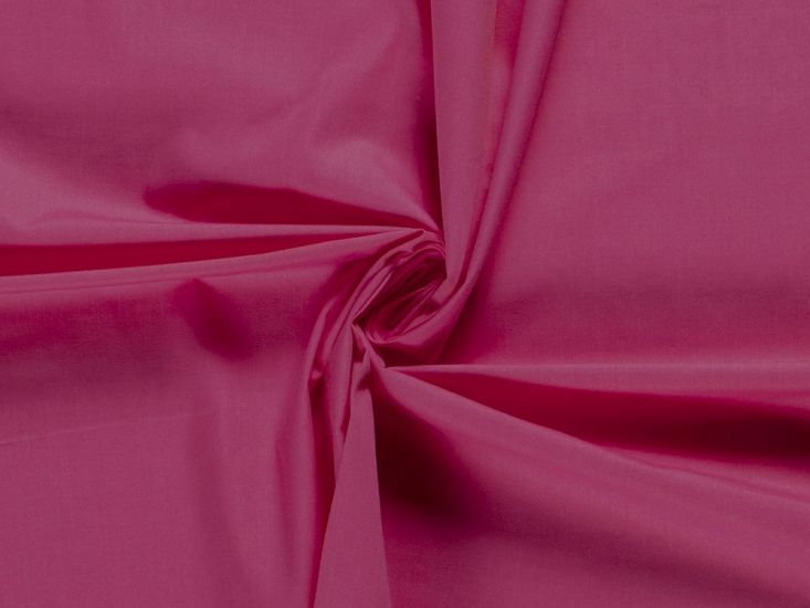 Wide Width Polycotton Sheeting, Cerise