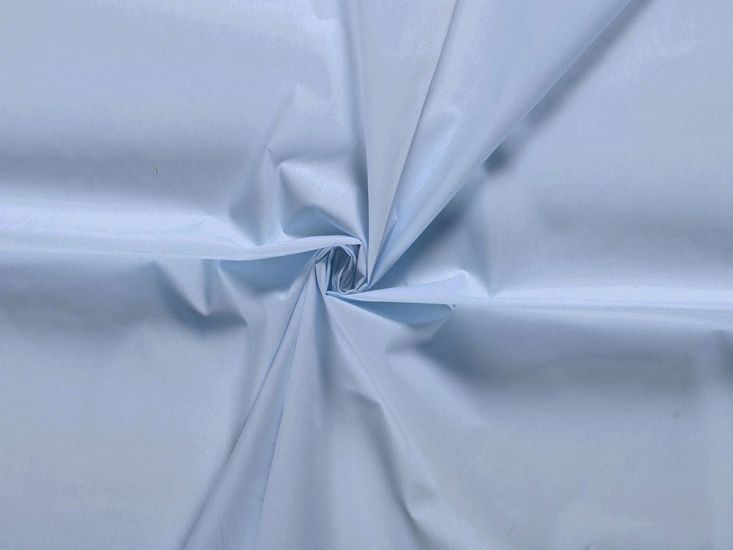 Wide Width Polycotton Sheeting, Light Blue