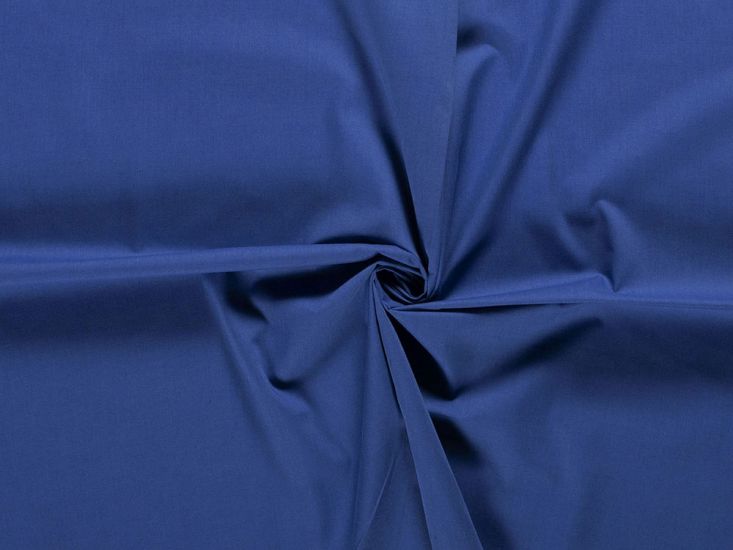 Wide Width Polycotton Sheeting, Royal