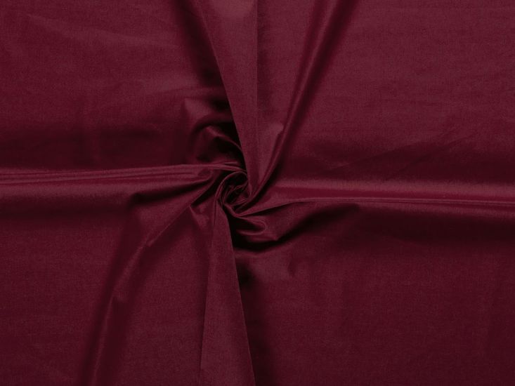 Wide Width Polycotton Sheeting, Wine