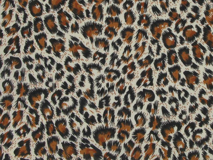 Wild Cat Polycotton Print