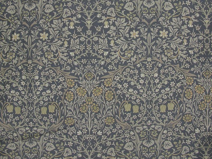 William Morris Blackthorne Cotton Panama, Forest