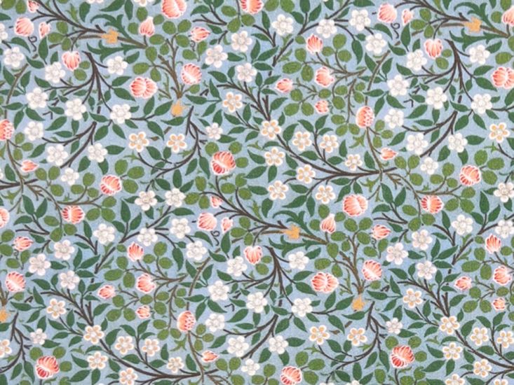 William Morris Clover Cotton Percale Print
