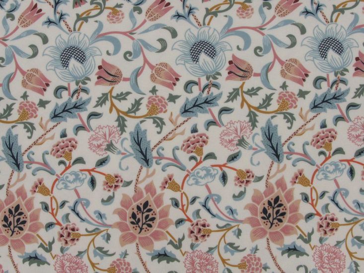 William Morris Printed Dress Velvet, Evenlode