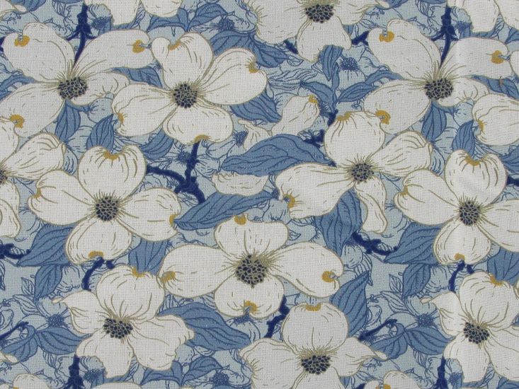 Willow Bloom Printed Linen Blend
