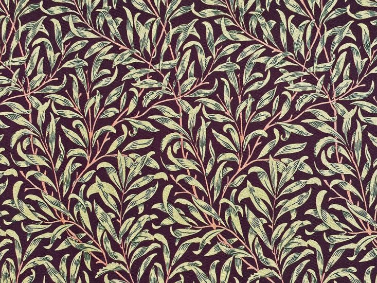 Willow Bough Cotton Print, Damson