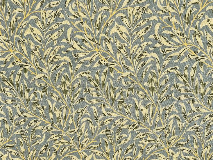 Willow Bough Cotton Print, Grey