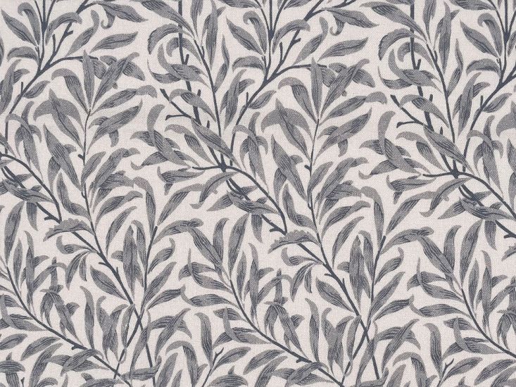 Willow Bough Cotton Print, Silver