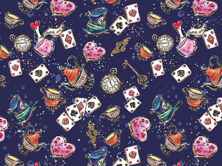 Wonderland Potions Cotton Print