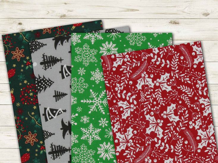 Christmas Prints Short Length Bundles