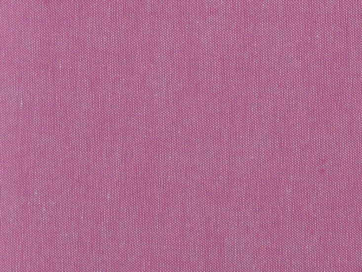 Yarn Dyed Cotton Chambray, Fuchsia