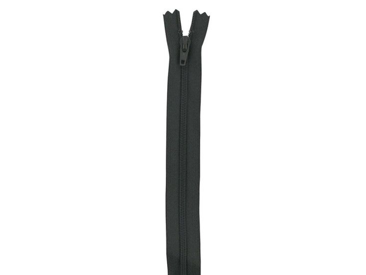 YKK Close End Dress Zip, 7 Inch, Dark Grey