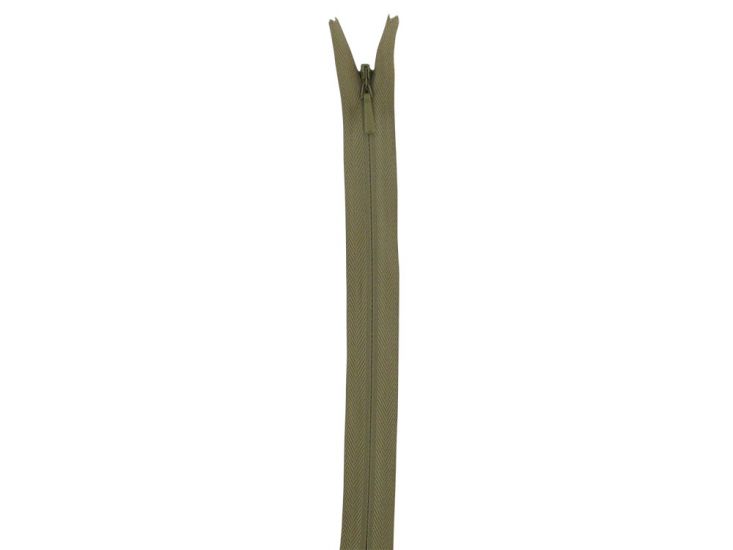 YKK Concealed Invisible Close End Dress Zip, 8 Inch, Sandalwood