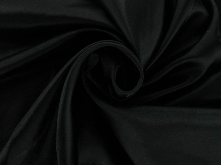 Zamira Satin Back Shantung, Black