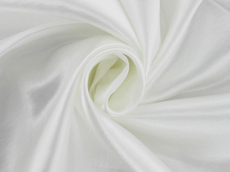 Zamira Satin Back Shantung, Ivory