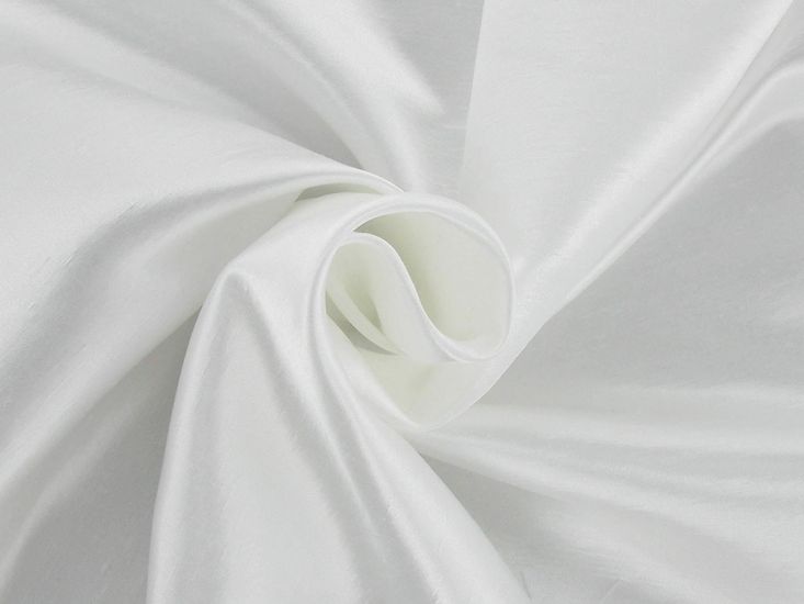 Zamira Satin Back Shantung, White