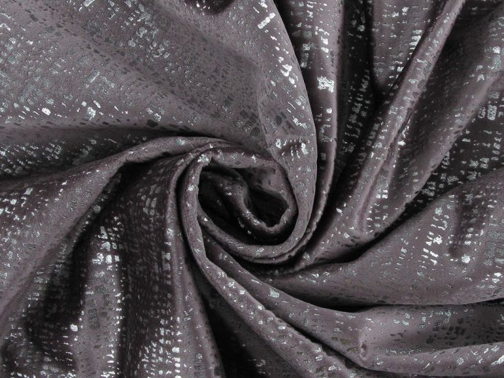 Zinc Luxe Foil Velvet, Mauve