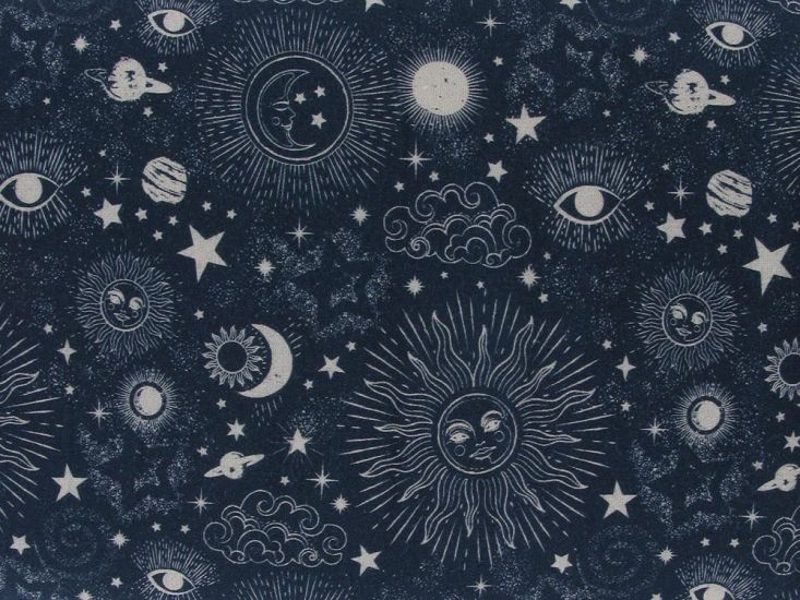 Zodiac Galaxy Cotton Print
