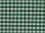 1/4 Inch Printed Polycotton Gingham, Green