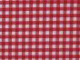 1/4 Inch Printed Polycotton Gingham, Red
