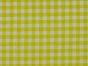 1/4 Inch Printed Polycotton Gingham, Yellow