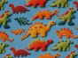 3D Fantasy Jersey Print, Dino Parade, Blue