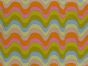 70s Rainbow Wave Printed Cotton Needlecord