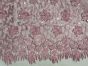 Scalloped Edge Floral Sequin Lace, Dusky Pink