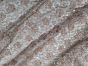 Scalloped Edge Floral Sequin Lace, Peanut